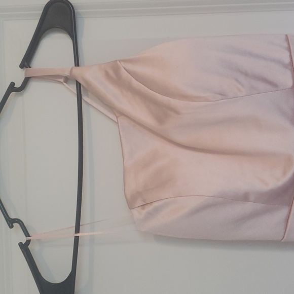 NWT Windsor Blush/Nude dress size 1 asymmetrical straps - Picture 5 of 11